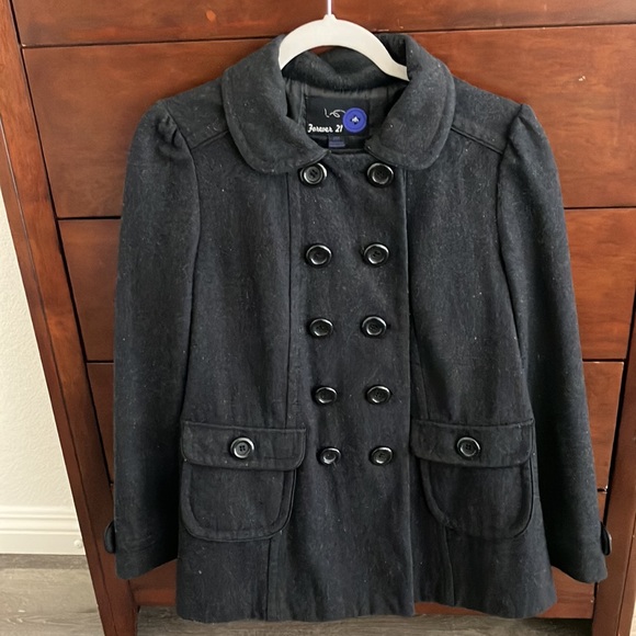 Forever 21 block women’s coat Size M - Picture 5 of 11